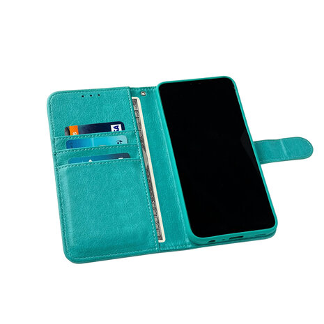 iPhone 16e - Book Case - Turquoise