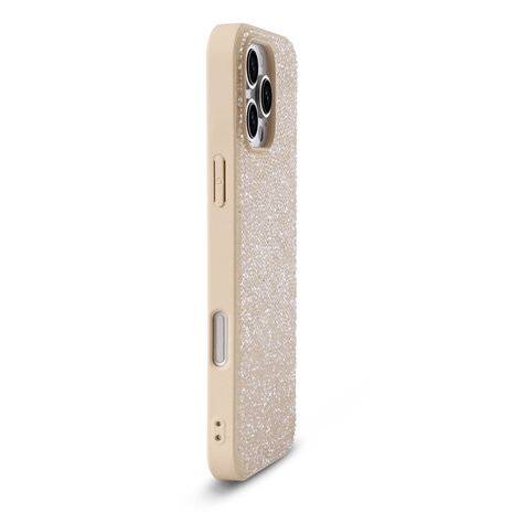 iPhone 16 Pro Max - Diamant Glitter - Goud