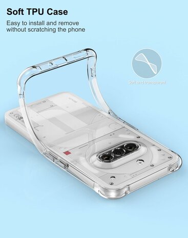 Nothing Phone 3a - Anti Shock - Transparant