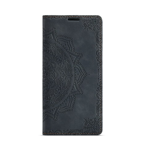 Samsung A14 Charcoal Gray - Mandala Book Case