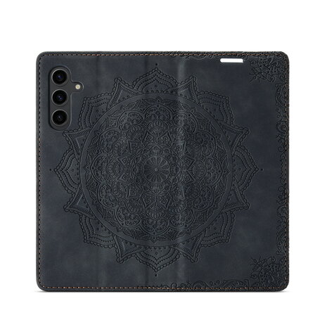 Samsung A14 Charcoal Gray - Mandala Book Case