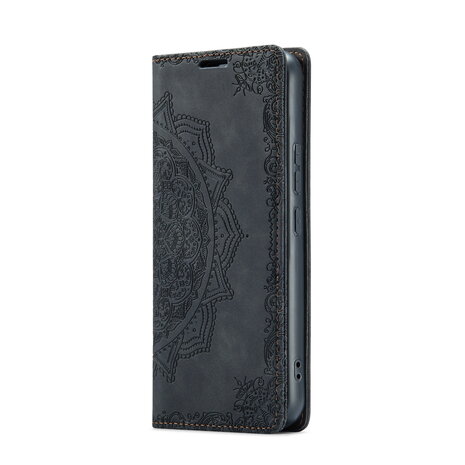 Samsung A14 Charcoal Gray - Mandala Book Case