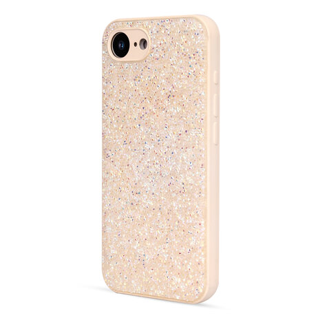 iPhone 16E - Diamant Glitter - Goud