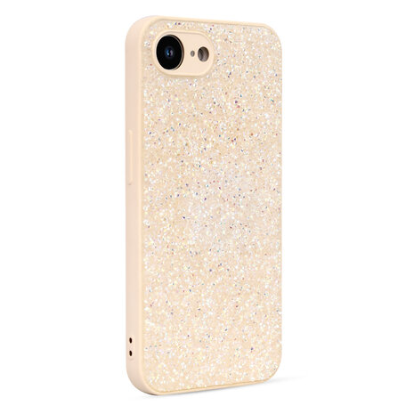 iPhone 16E - Diamant Glitter - Goud