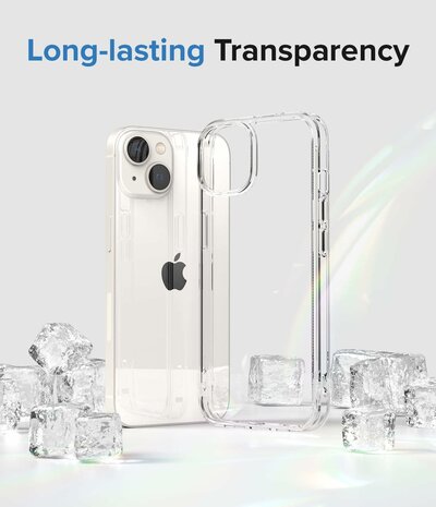 iPhone 15 Plus - HQ TPU Back Cover - Transparant