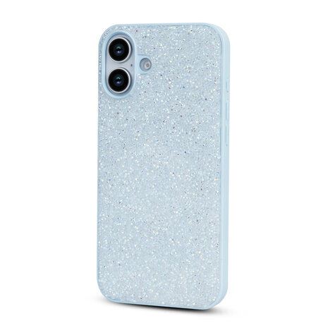 iPhone 16 Plus - Diamant Glitter - Blauw