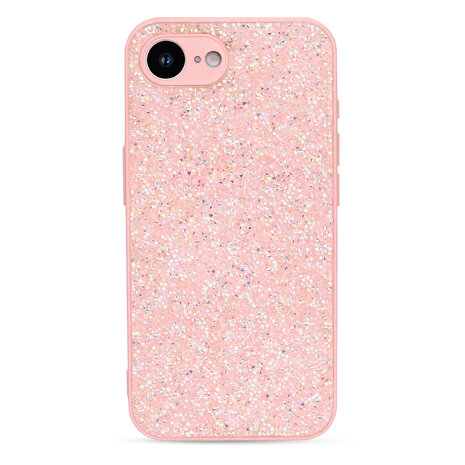 iPhone 16E - Diamant Glitter - Roze