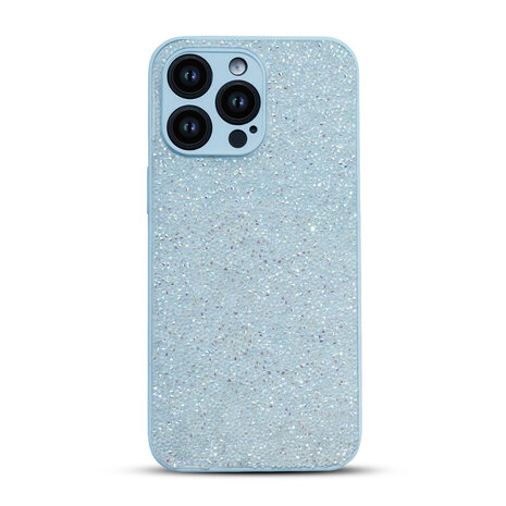 iPhone 14 Pro - Diamant Glitter - Blauw