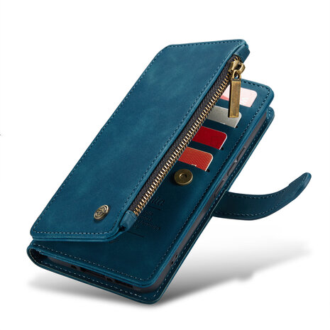 Samsung A55 - Navy Blue - Book Case met Rits