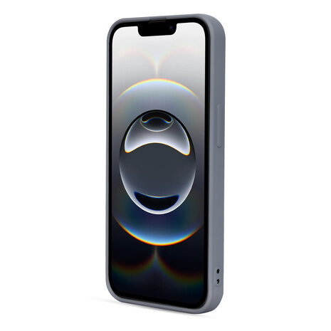 iPhone 16E - Marmer Diamant Glitter - Grijs