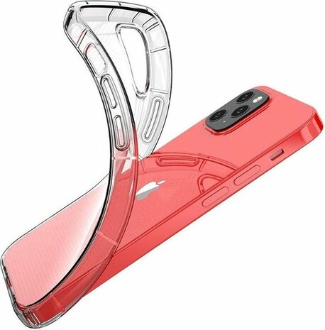 iPhone 12 Pro Max - Siliconen Back Cover - Transparant