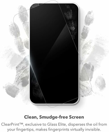 iPhone 16E - Diamant Glitter &amp; 2x Glas - Blauw