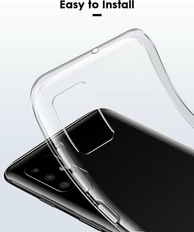 A51 - Back Cover &amp; 2X Glas - Transparant
