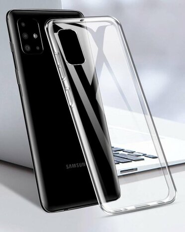 A51 - Back Cover &amp; 2X Glas - Transparant