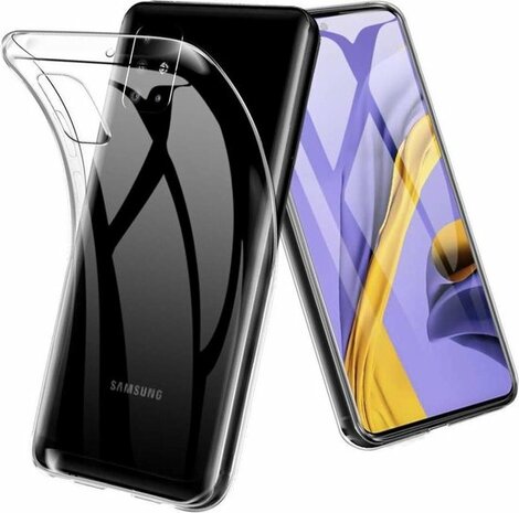 A51 - Back Cover &amp; 2X Glas - Transparant