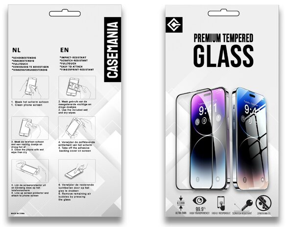 A55 - Anti Shock &amp; 2X Glas - Transparant