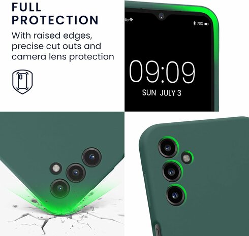 Samsung A55 - Liquid Back Cover - Groen