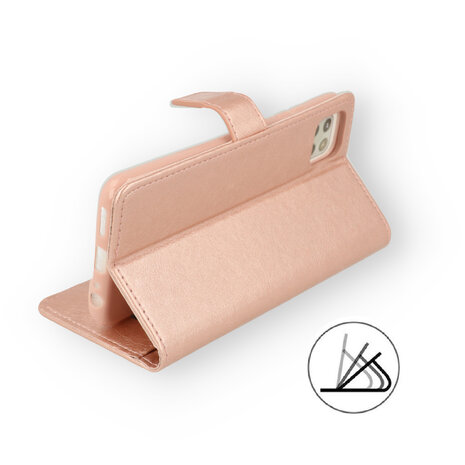 Motorola G60 - Book Case - Rosegoud