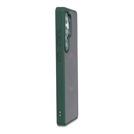 Samsung S24 Ultra - Groen - Carbon MagSafe Back Cover