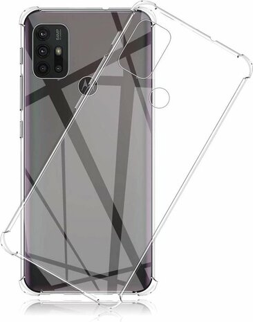 Moto G10, G20 &amp; G30 - Anti Shock &amp; 2x Glas - Transparant