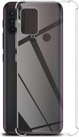 Moto G10, G20 &amp; G30 - Anti Shock &amp; 2x Glas - Transparant