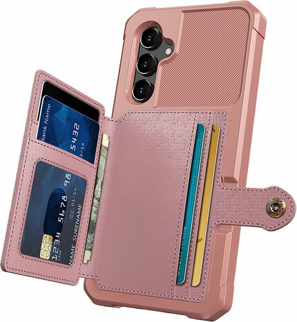 Samsung A14 Rosegoud - RFID Back Cover