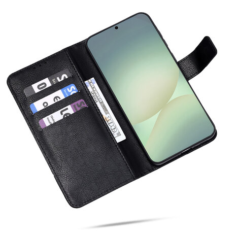 Xiaomi 14T - Book Case &amp; Glas - Zwart