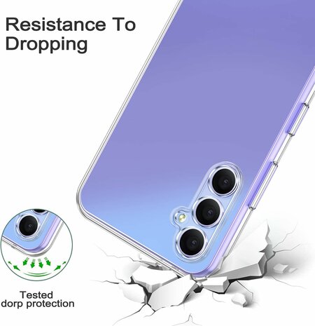 A55 - Back Cover &amp; 2x Glas - Transparant