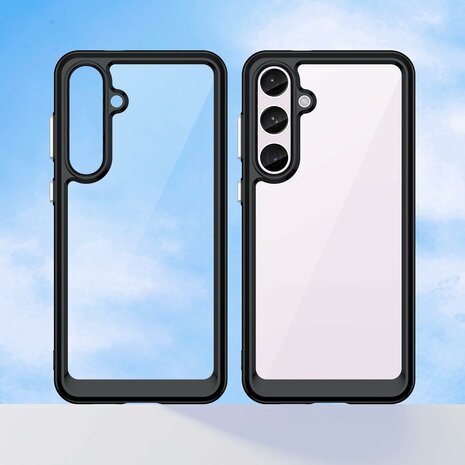 Samsung A56  - Zwart - Armor Back Cover