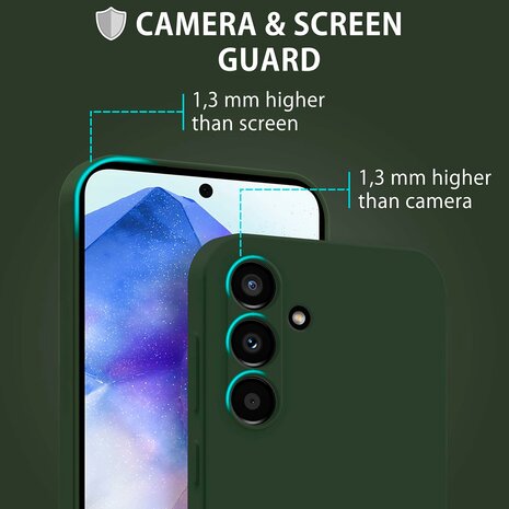 Samsung Galaxy A56 - Groen - Liquid Siliconen Back Cover
