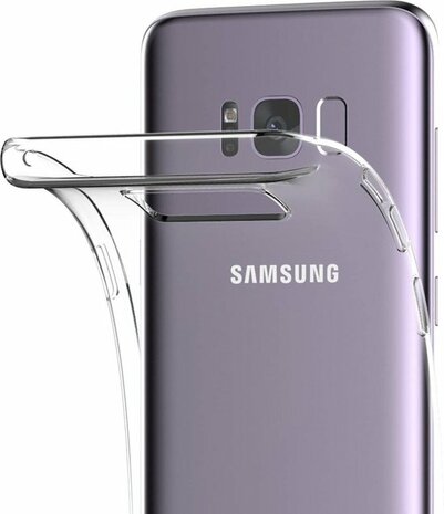Samsung S8 - Siliconen Back Cover - Transparant