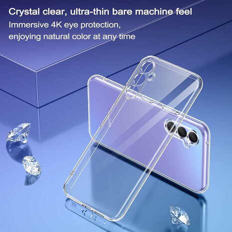 A55 - Back Cover &amp; 2x Glas - Transparant