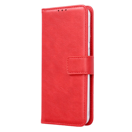 Moto G32 - Book Case &amp; Glas - Rood