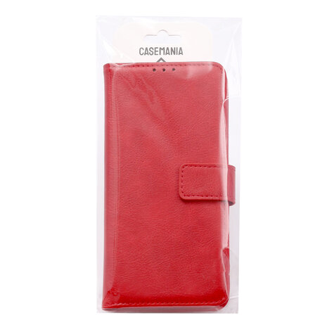 Moto G32 - Book Case &amp; Glas - Rood
