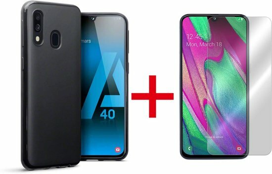 A40 - Back Cover &amp; Glas - Zwart