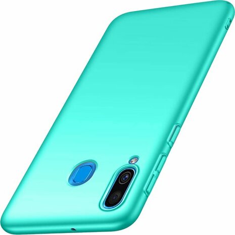 Samsung A40 - Siliconen Back Cover - Turquoise