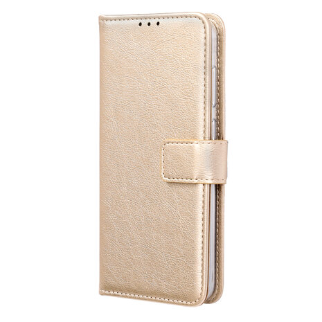 Moto G Pro - Book Case &amp; Glas - Goud