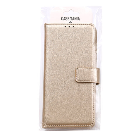 Moto G Pro - Book Case &amp; Glas - Goud