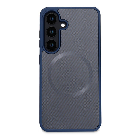 Samsung A56- Blauw - Carbon MagSafe Back Cover