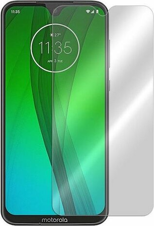 Moto G7 - Back Cover &amp; Glas - Transparant