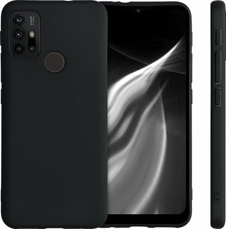 Moto G10, G20 &amp; G30 - Back Cover &amp; Glas - Zwart