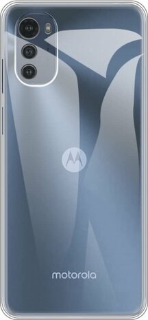 Moto E32 &amp; E32S - Back Cover &amp; 2x Glas - Transparant