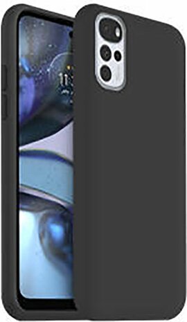 Moto G22 - Siliconen Back Cover - Zwart