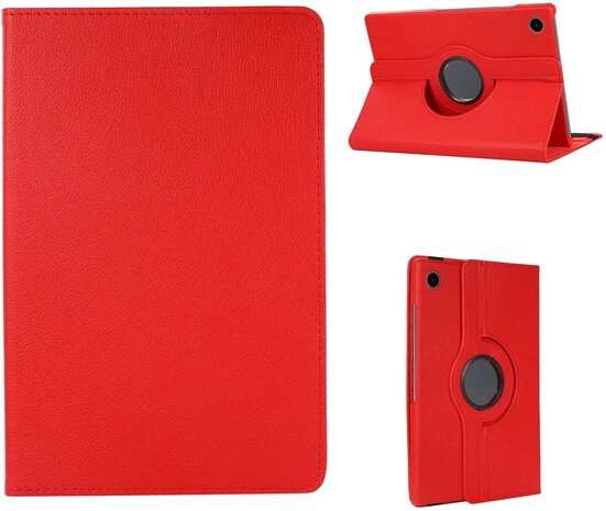 Samsung Tab A9 Plus - Rood - Draaibare Case