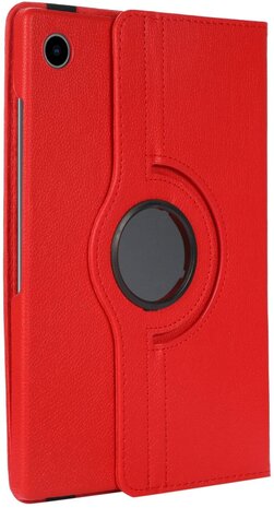 Samsung Tab A9 Plus - Rood - Draaibare Case
