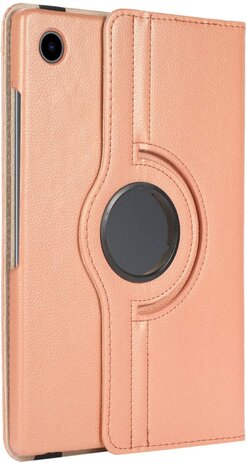 Samsung Tab A9 Plus - Rosegoud - Draaibare Case
