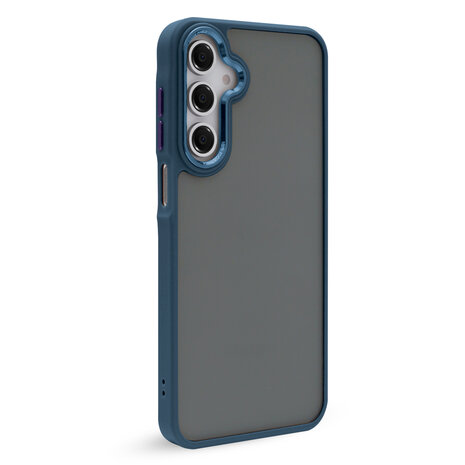 Samsung A56 - Frame Back Cover - Blauw