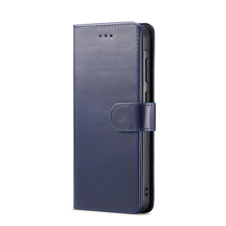 Samsung A55 - Navy Blue - Leather Book Case