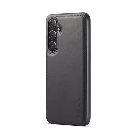 Samsung A55 - Charcoal Gray - Leather Book Case