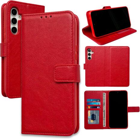 Samsung A14 - Book Cover - Rood